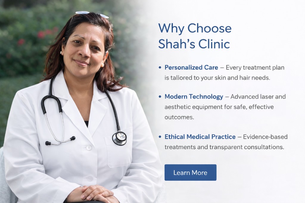 Dr Sonal and Why Choose Dr Sonal Shah Cosmetica India — Personalized Care, Modern Technology, Ethical Medical Practice